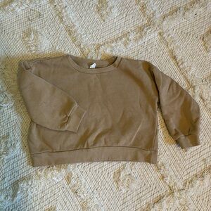 Colored organics crew neck sweatshirt